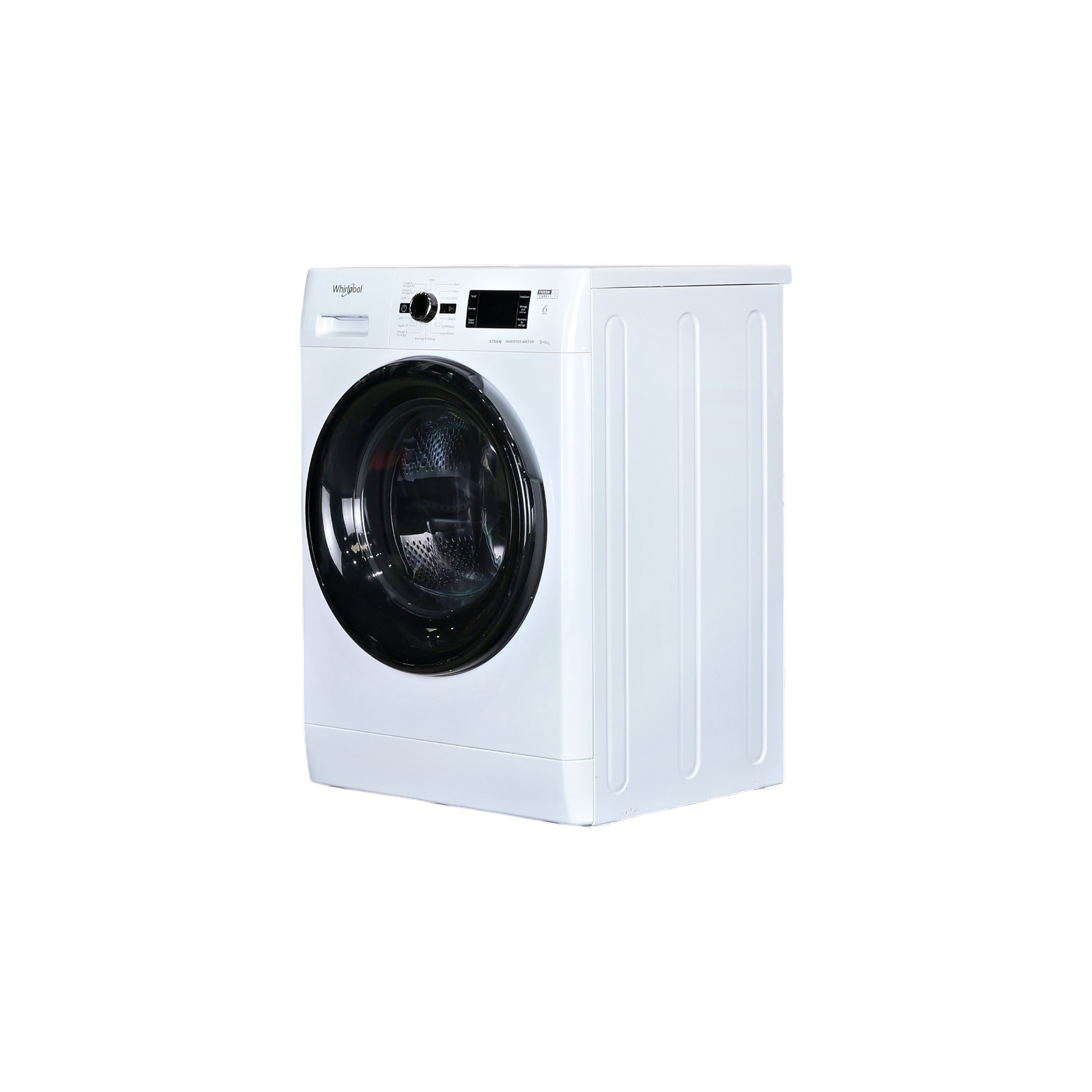 Lave-linge Sechant 8 kg Reconditionné WHIRLPOOL FWDGP861483BVFRN