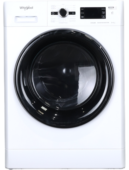 Lave-linge Sechant 8 kg Reconditionné WHIRLPOOL FWDGP861483BVFRN