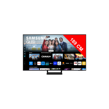 Téléviseur LED 74 pouces Reconditionné SAMSUNG TQ75Q70D
