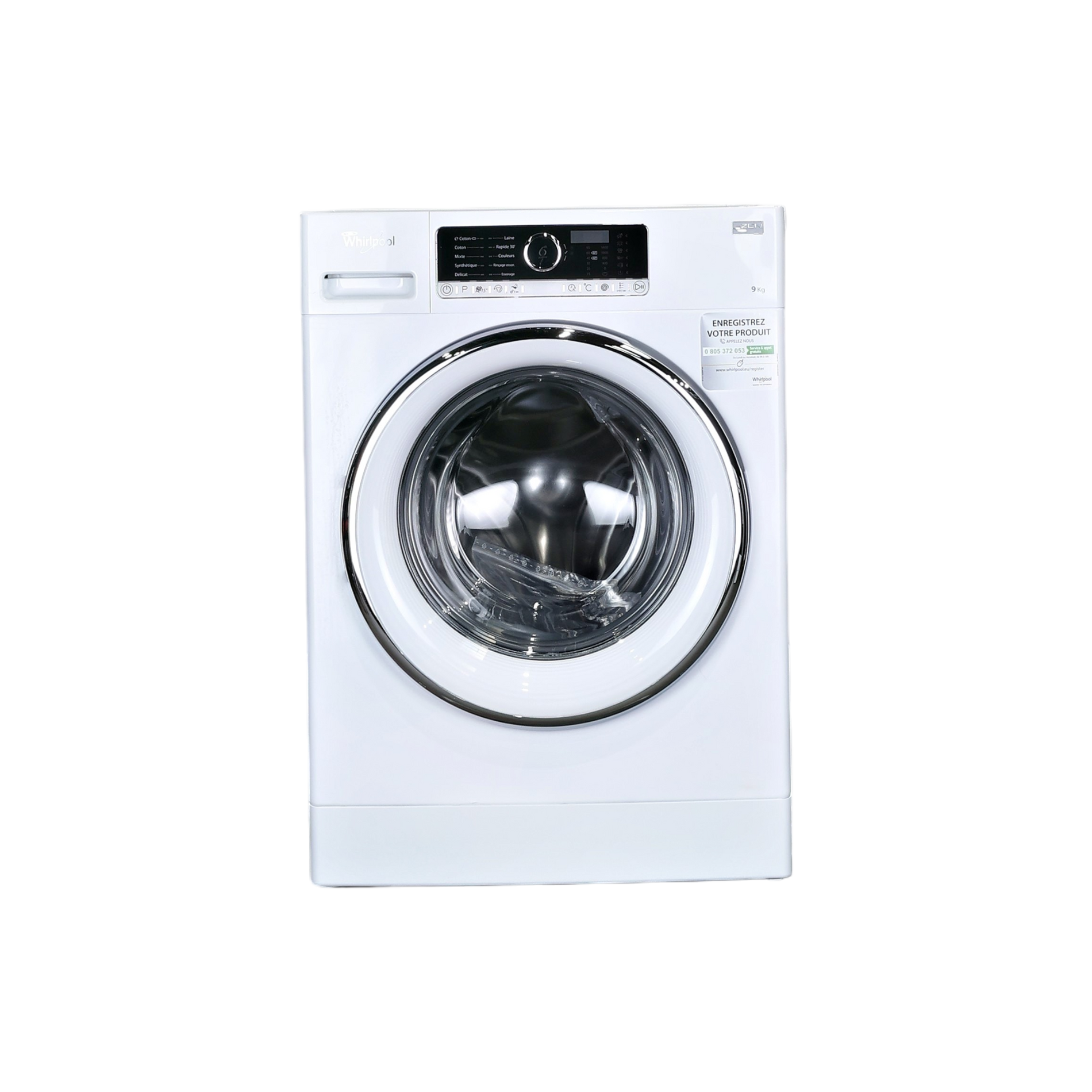 Lave-linge Hublot 9 kg Reconditionné WHIRLPOOL FSCR90427
