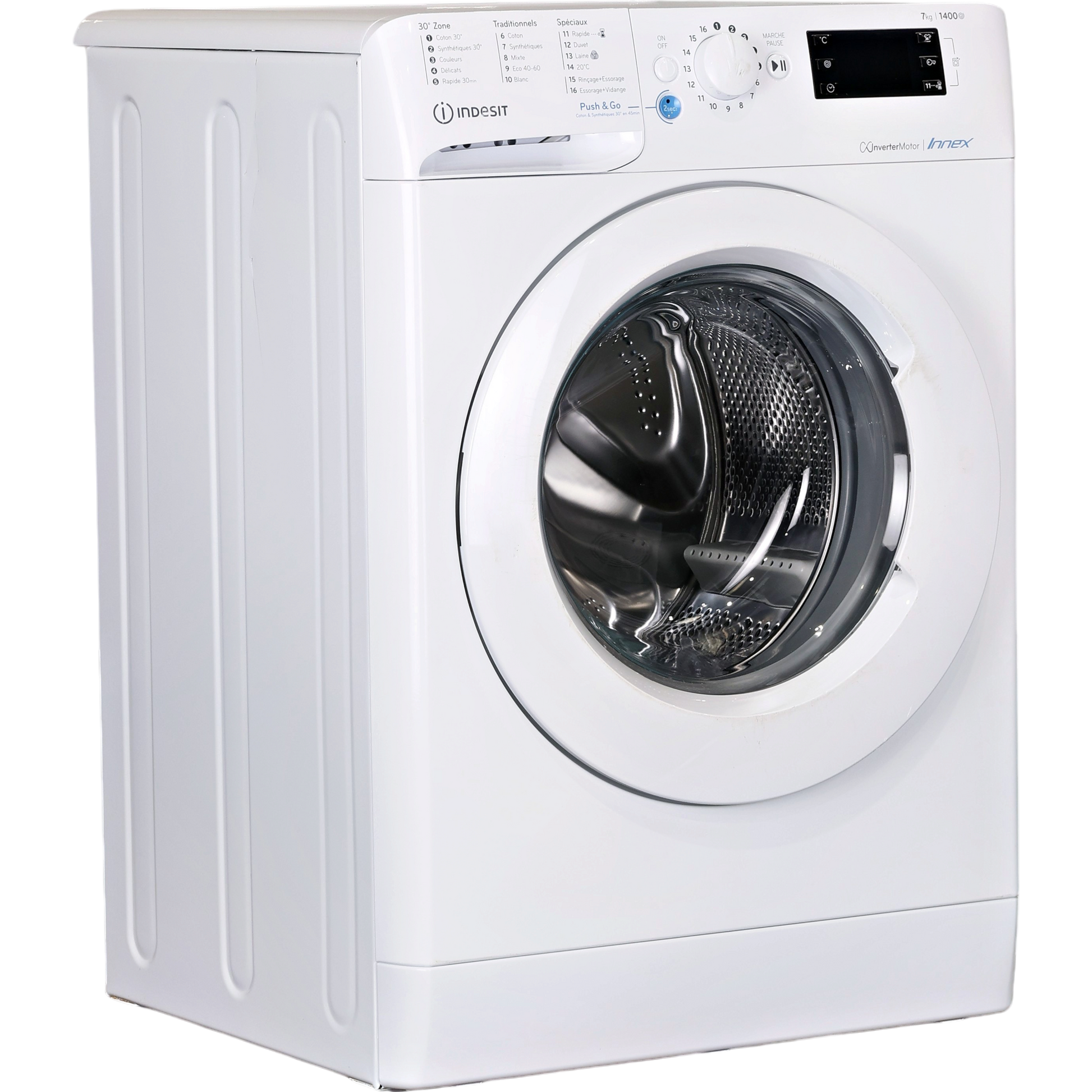 Lave-linge Hublot 7 kg Reconditionné INDESIT BWE71484XWFRN