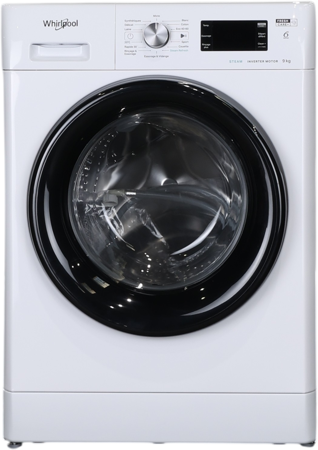 Lave-linge Hublot 9 kg Reconditionné WHIRLPOOL FFBB9489BVFR