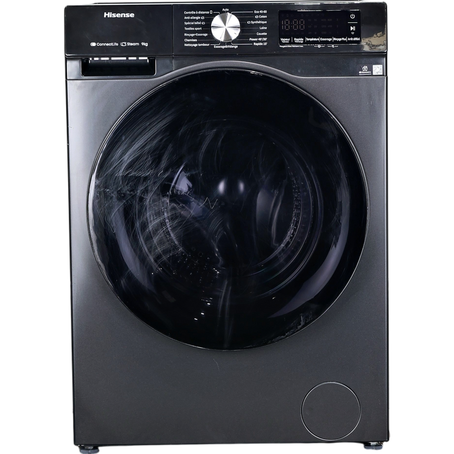Lave-linge Hublot 9 kg Reconditionné HISENSE WF3S9043BB3
