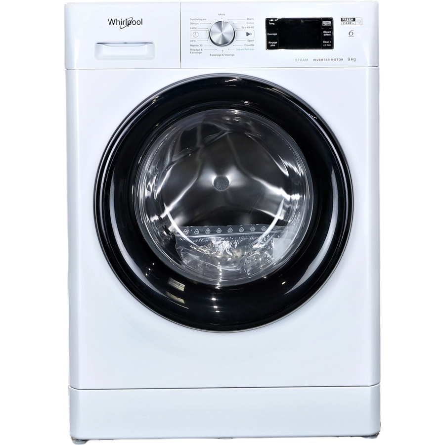 Lave-linge Hublot 9 kg Reconditionné WHIRLPOOL FFBP9489BVFR