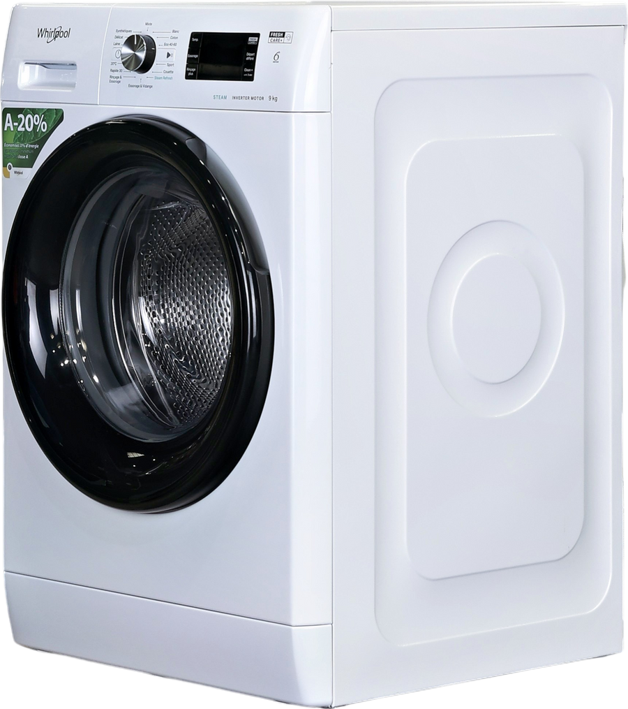Lave-linge Hublot 9 kg Reconditionné WHIRLPOOL FFBB9489BVFR