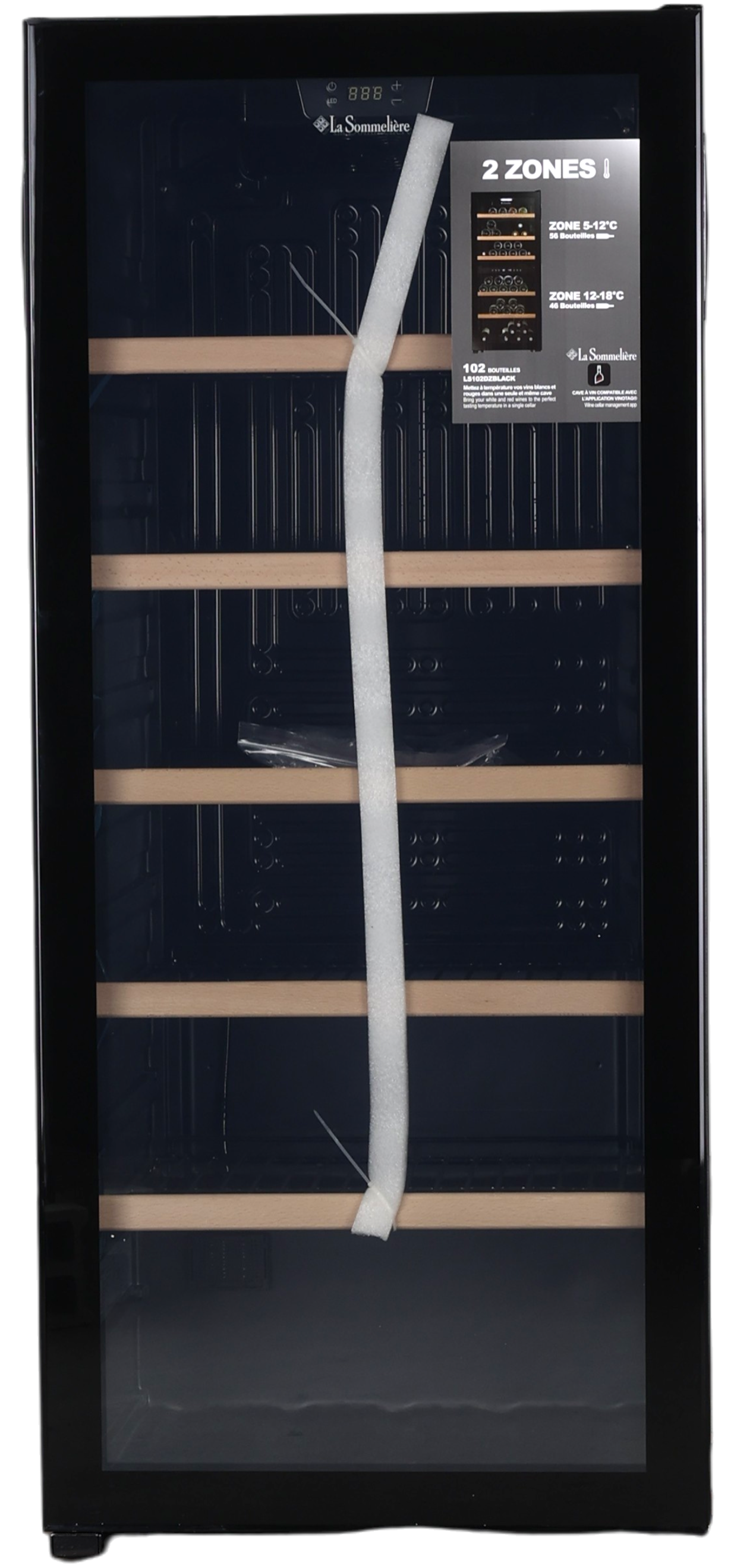 Cave à Vin De Conservation 121 bouteilles Reconditionné LA SOMMELIERE LS117BLACK