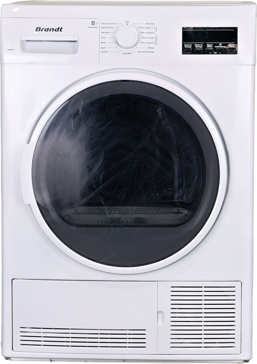 Seche-linge à Condensation 9 kg Reconditionné BRANDT BDM9CW