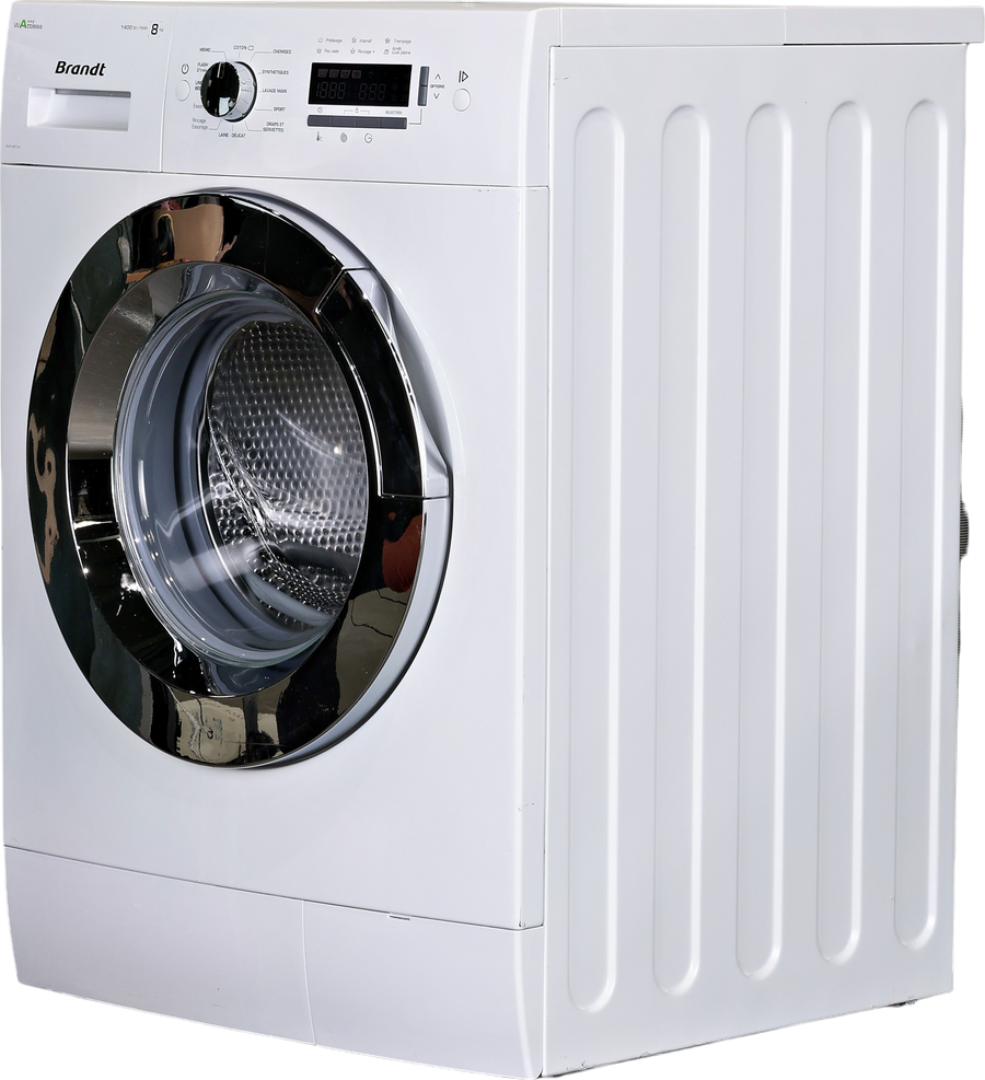 Lave-linge Hublot 8 kg Reconditionné BRANDT BWF48TCW