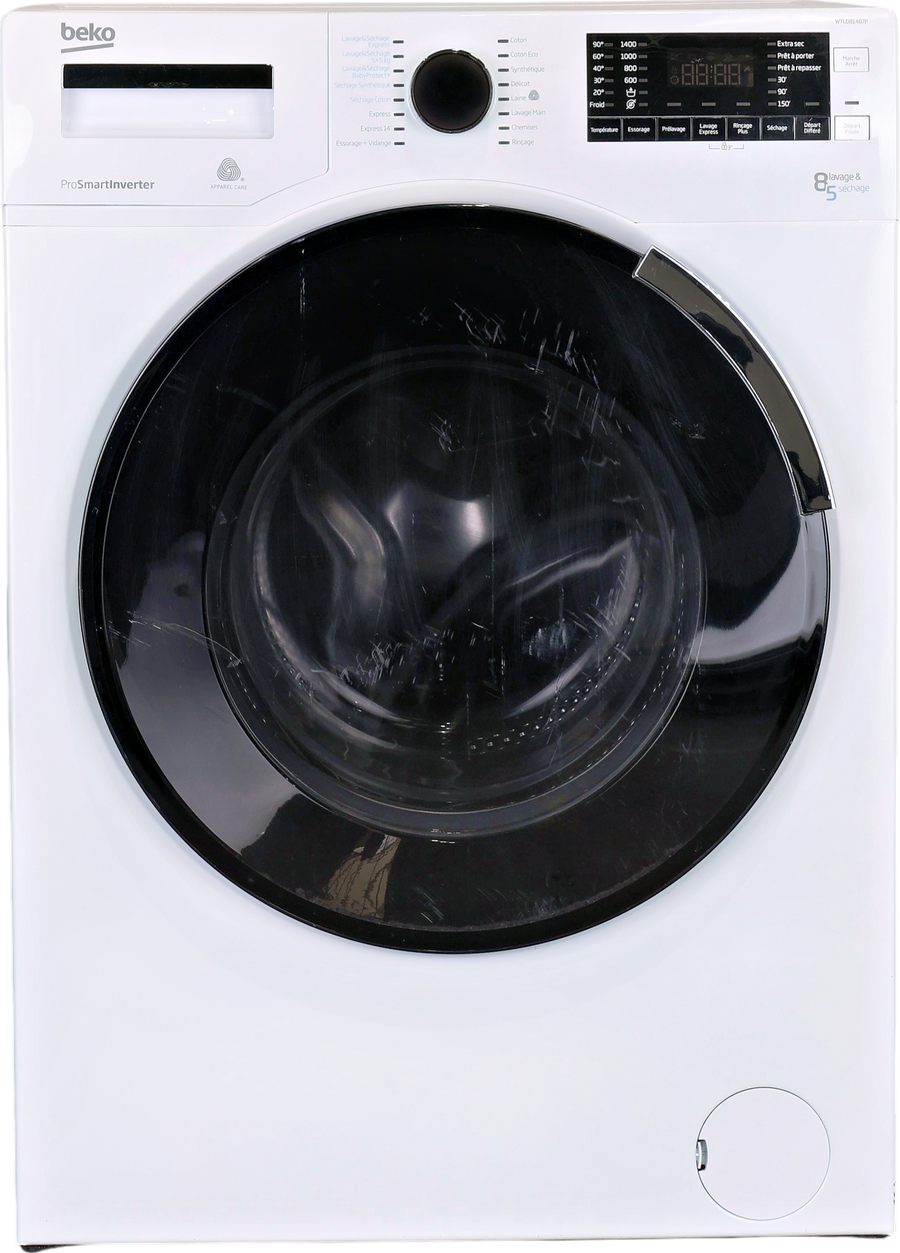 Lave-linge Sechant 8 kg Reconditionné BEKO WTLD81487P