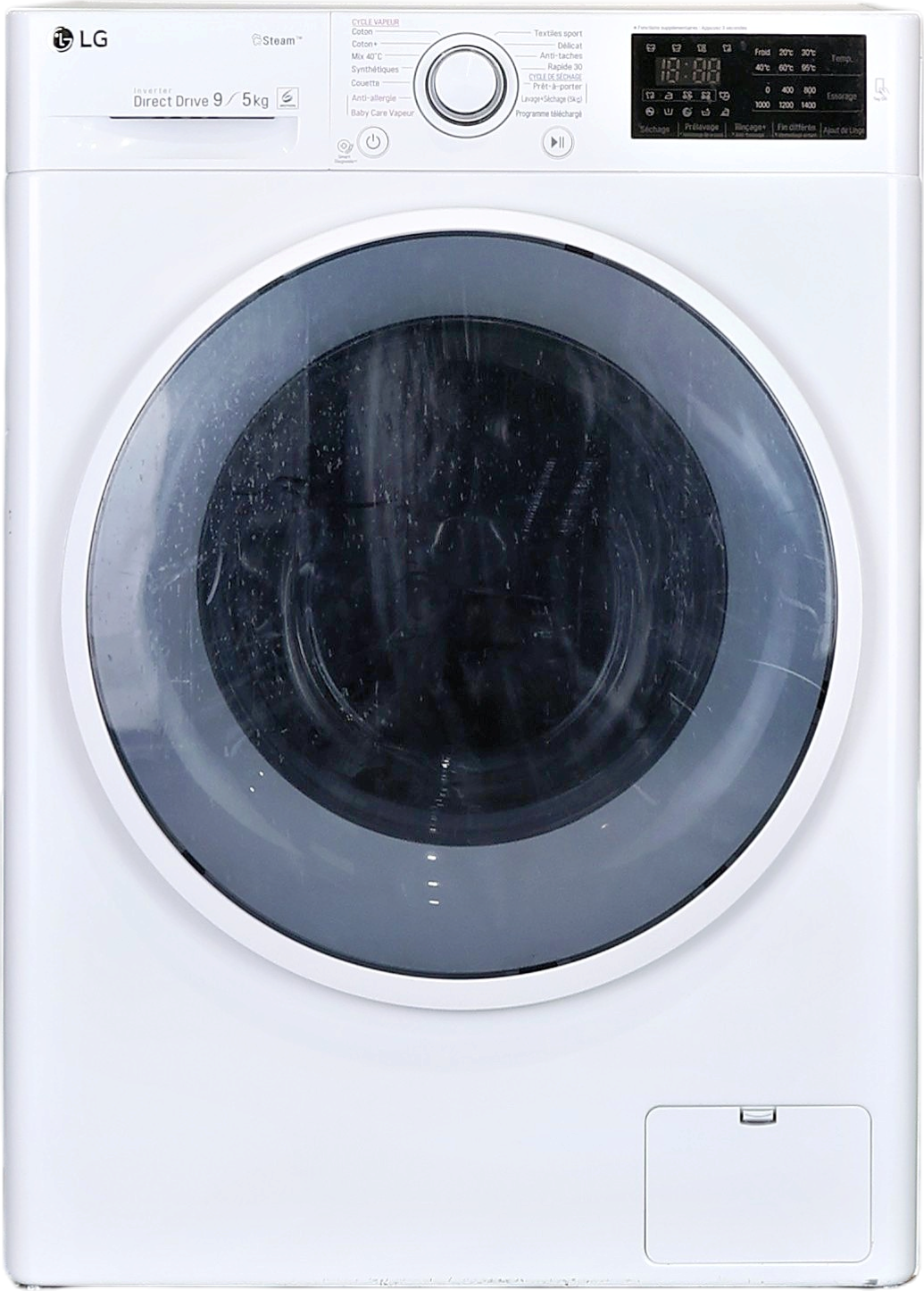 Lave-linge Sechant 9 kg Reconditionné LG F954J60WRS