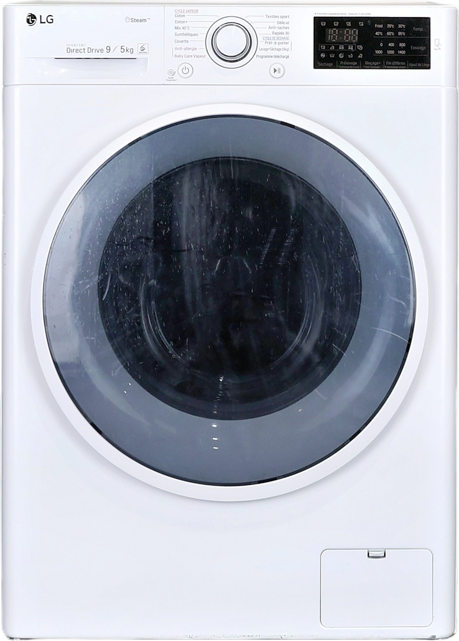 Lave-linge Sechant 9 kg Reconditionné LG F954J60WRS