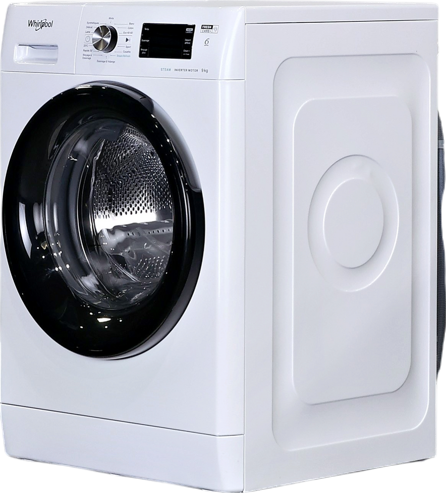Lave-linge Hublot 9 kg Reconditionné WHIRLPOOL FFBP9489BVFR