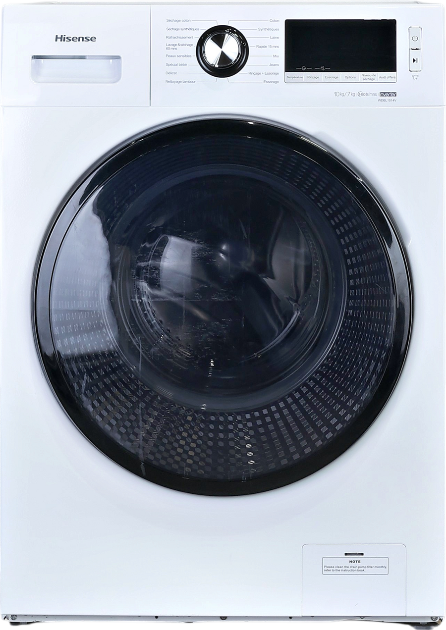 Lave-linge Sechant 10 kg Reconditionné HISENSE WDBL1014V
