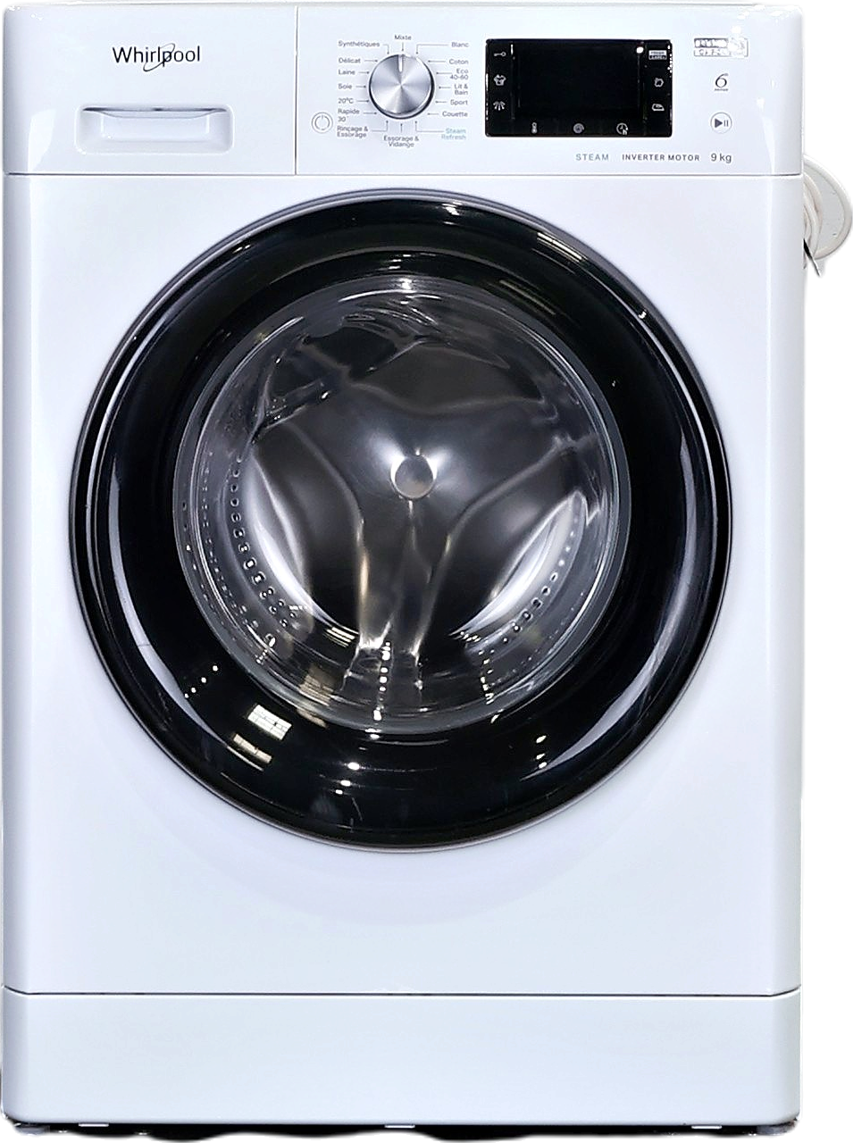 Lave-linge Hublot 9 kg Reconditionné WHIRLPOOL FFDB9448BVFR