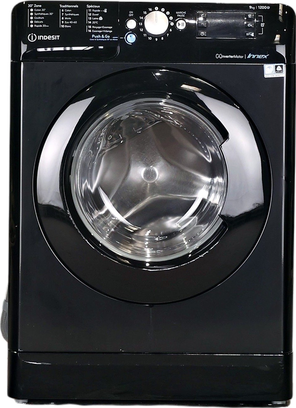 Lave-linge Hublot 9 kg Reconditionné INDESIT BWE91285XKFRN