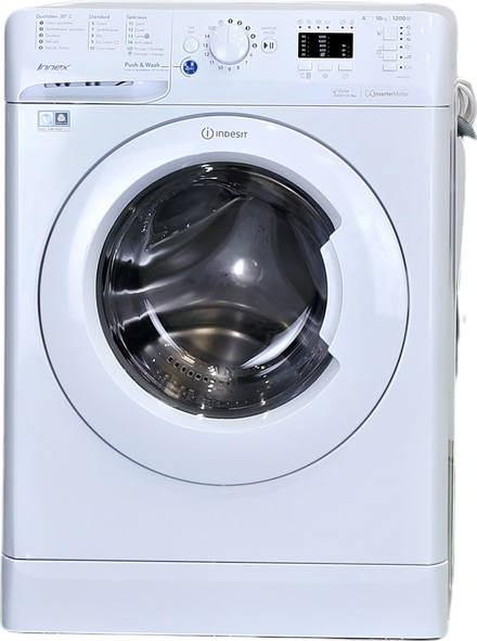 Lave-linge Hublot 10 kg Reconditionné INDESIT BWA 101283X W FR
