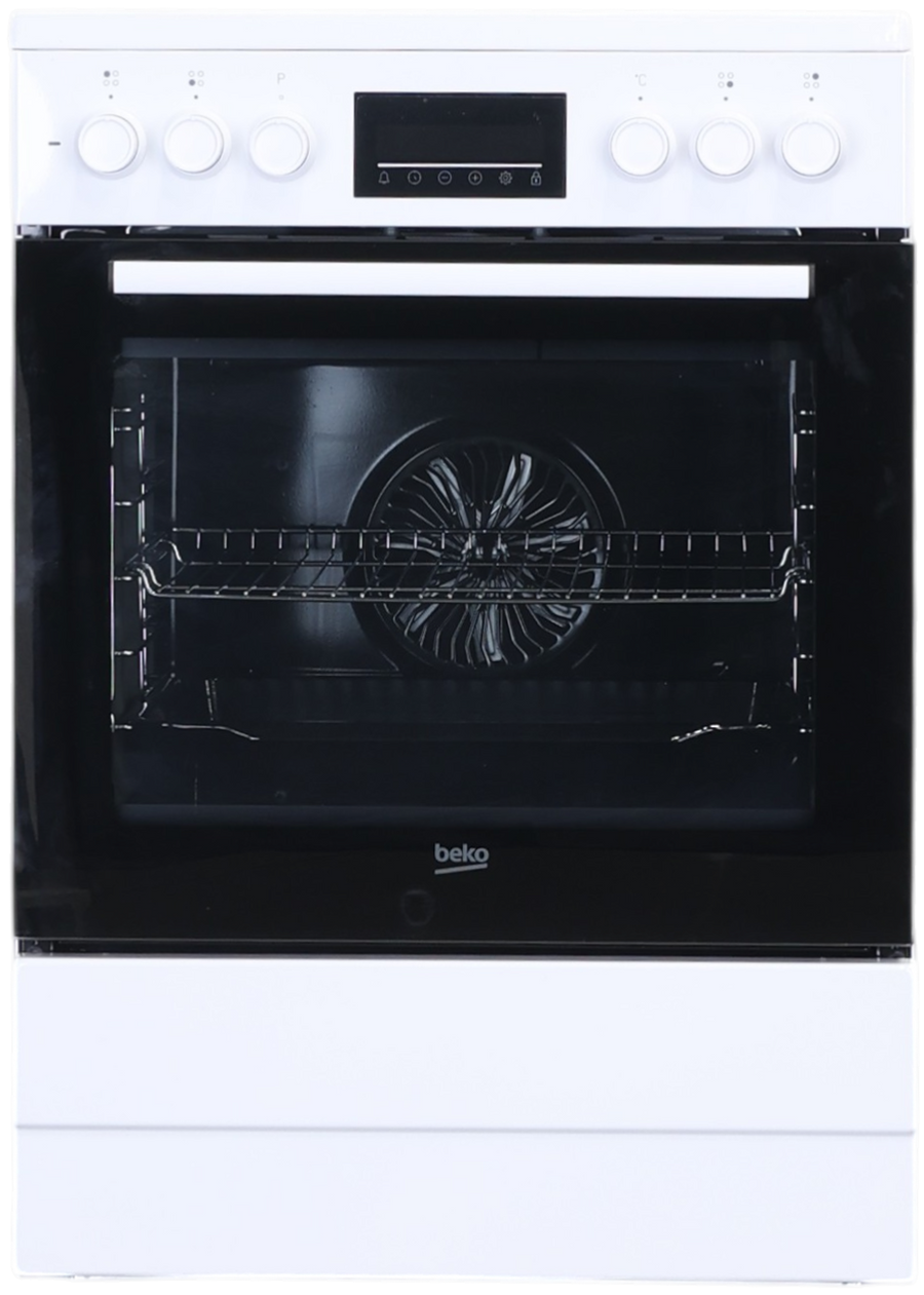 Cuisinière Vitrocéramique 72 L Reconditionné BEKO FBE67300WCS