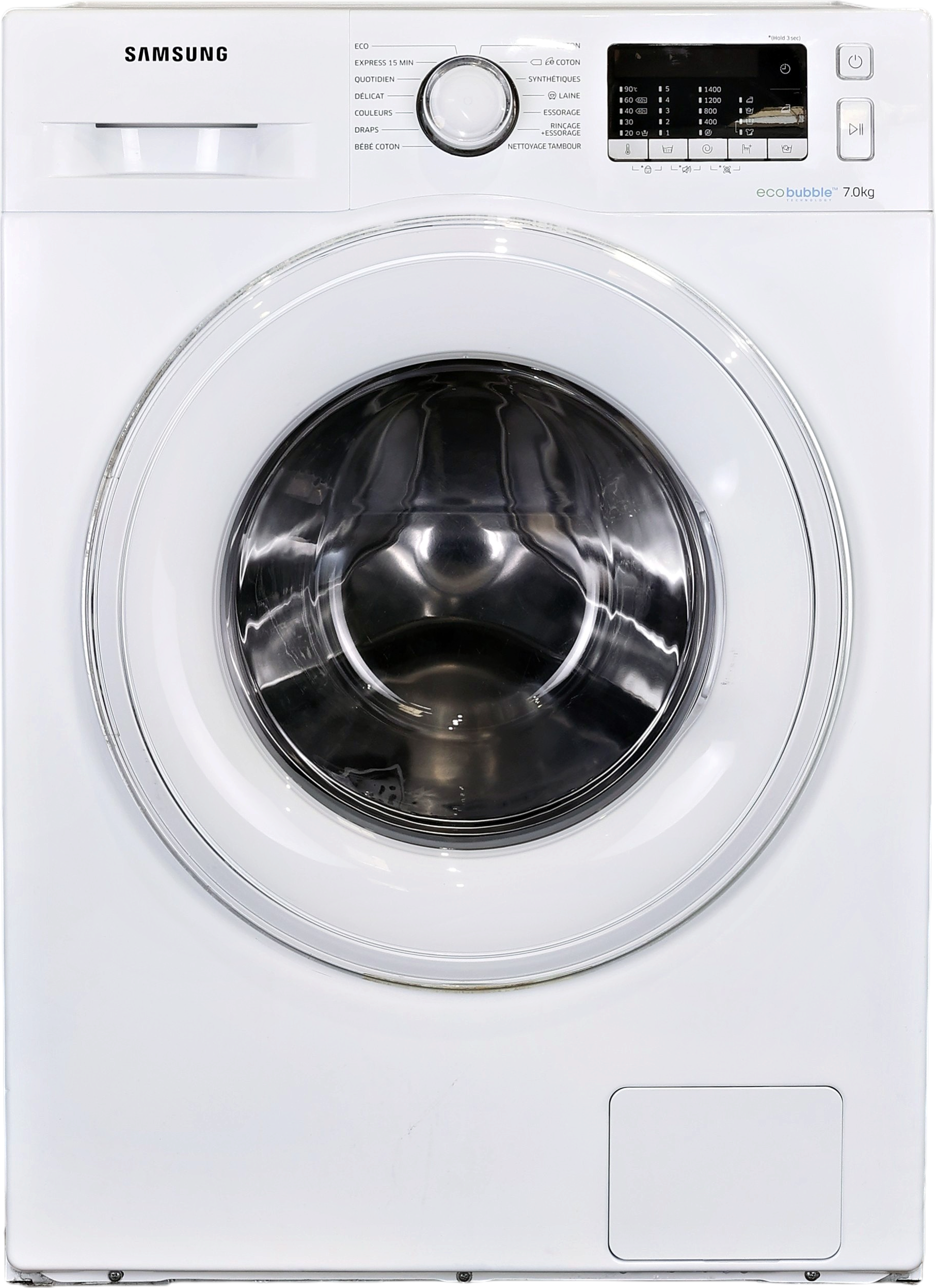 Lave-linge Hublot 7 kg Reconditionné SAMSUNG Ww70j5555Dw