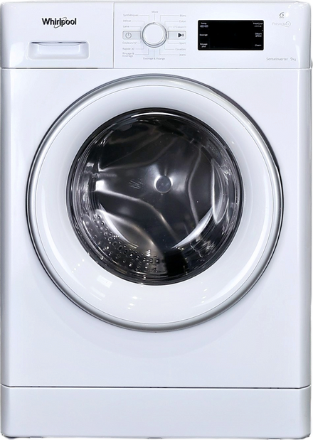 Lave-linge Hublot 9 kg Reconditionné WHIRLPOOL FWG91484WSFR