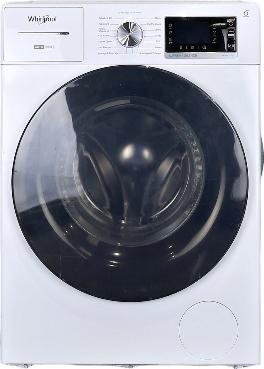Lave-linge Hublot 10 kg Reconditionné WHIRLPOOL W8W046WBFR