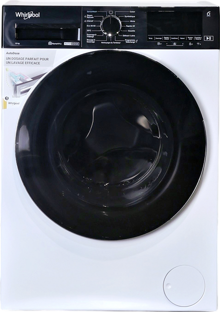 Lave-linge Hublot 10 kg Reconditionné WHIRLPOOL W0M011WADSFR