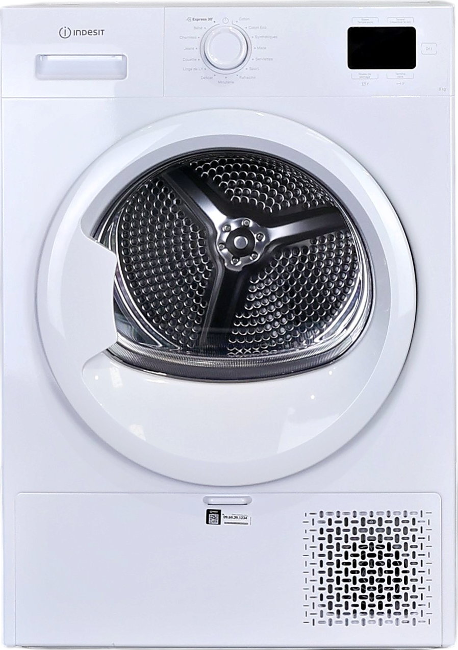 Seche-linge Pompe à Chaleur 8 kg Reconditionné INDESIT CYSD83DWWFR