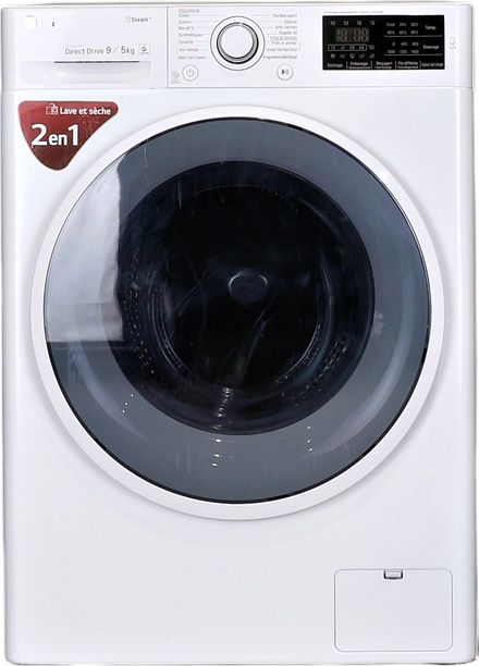 Lave-linge Sechant 9 kg Reconditionné LG F954J60WRS