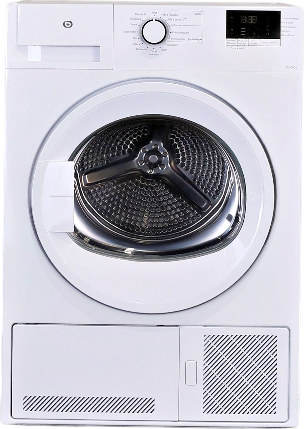 Seche-linge à Condensation 8 kg Reconditionné ESSENTIEL B ESLC8D5