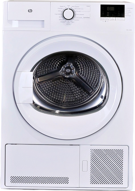 Seche-linge à Condensation 8 kg Reconditionné ESSENTIEL B ESLC8D5