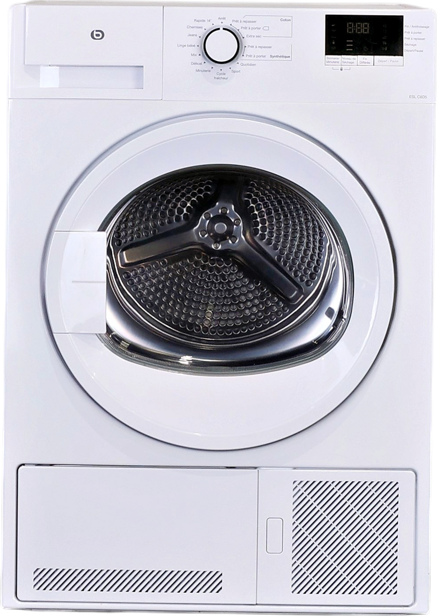 Seche-linge à Condensation 8 kg Reconditionné ESSENTIEL B ESLC8D5