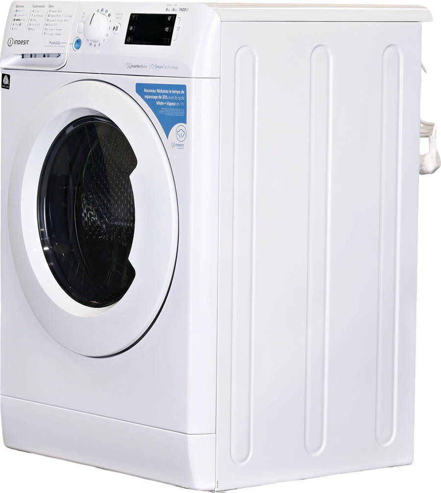 Lave-linge Sechant 8 kg Reconditionné INDESIT BDE86435WVFR
