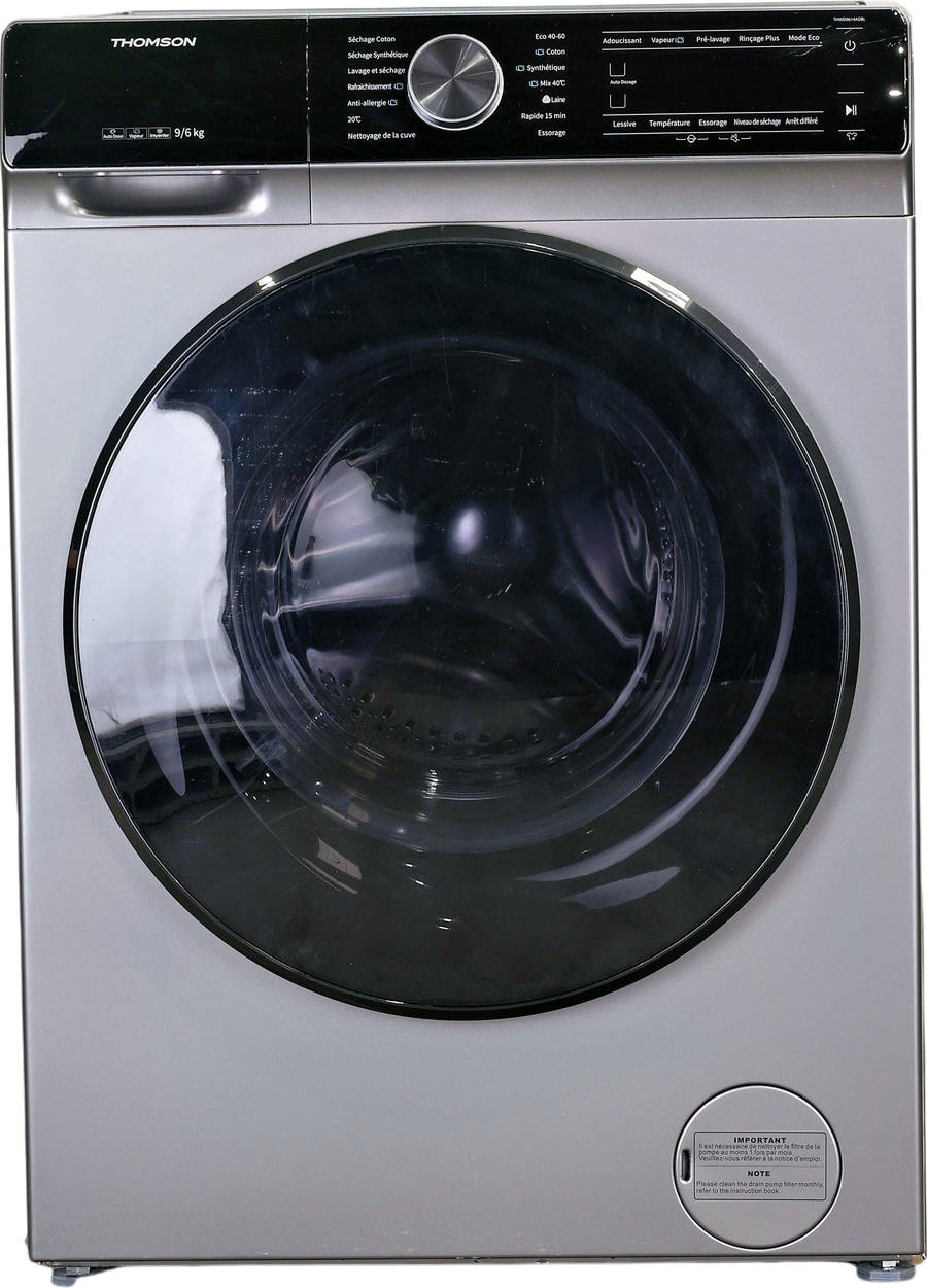 Lave-linge Sechant 9 kg Reconditionné THOMSON THWD9614ADBL