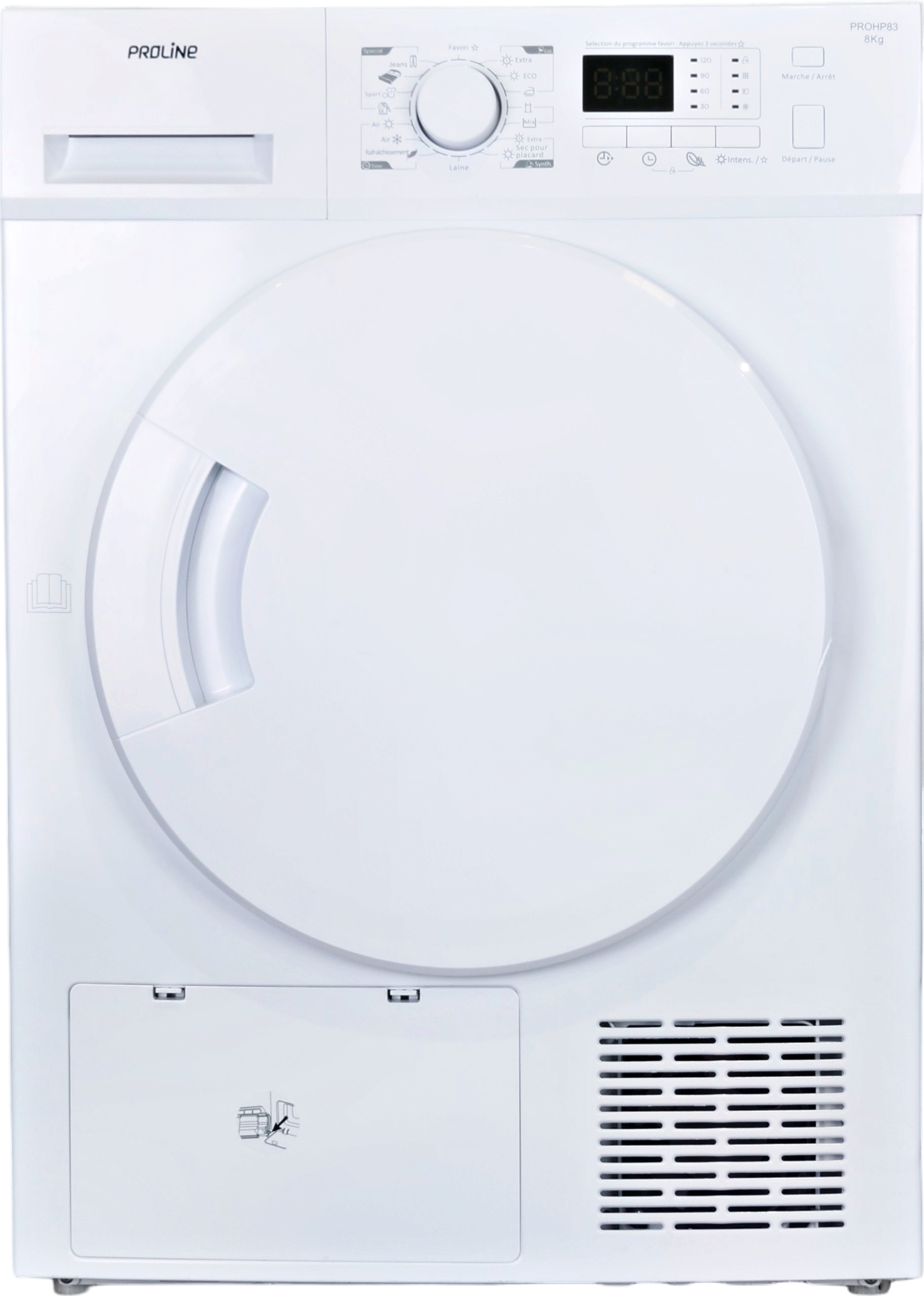 Seche-linge Pompe à Chaleur 8 kg Reconditionné PROLINE PROHP83
