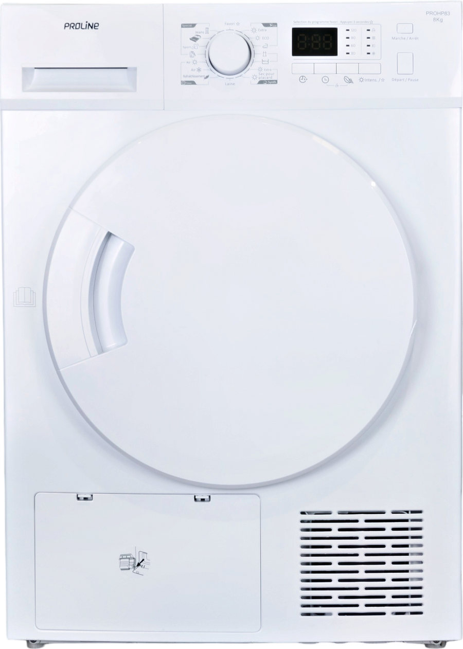 Seche-linge Pompe à Chaleur 8 kg Reconditionné PROLINE PROHP83