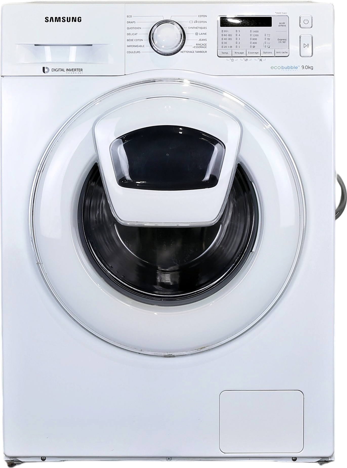 Lave-linge Hublot 9 kg Reconditionné SAMSUNG WW90K5413WW