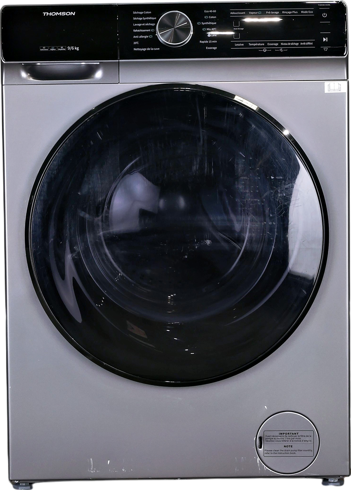 Lave-linge Sechant 9 kg Reconditionné THOMSON THWD9614ADBL