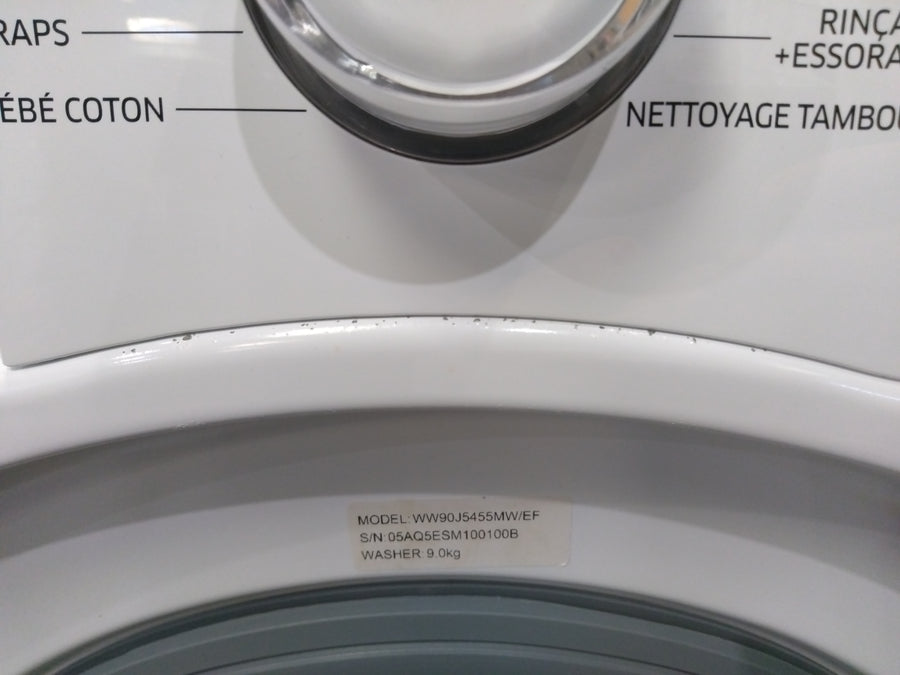 Lave-linge Hublot 9 kg Reconditionné SAMSUNG WW90J5455MW