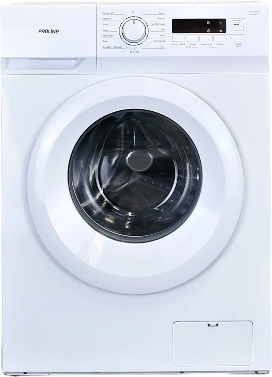 Lave-linge Hublot 10 kg Reconditionné PROLINE FP1012WH