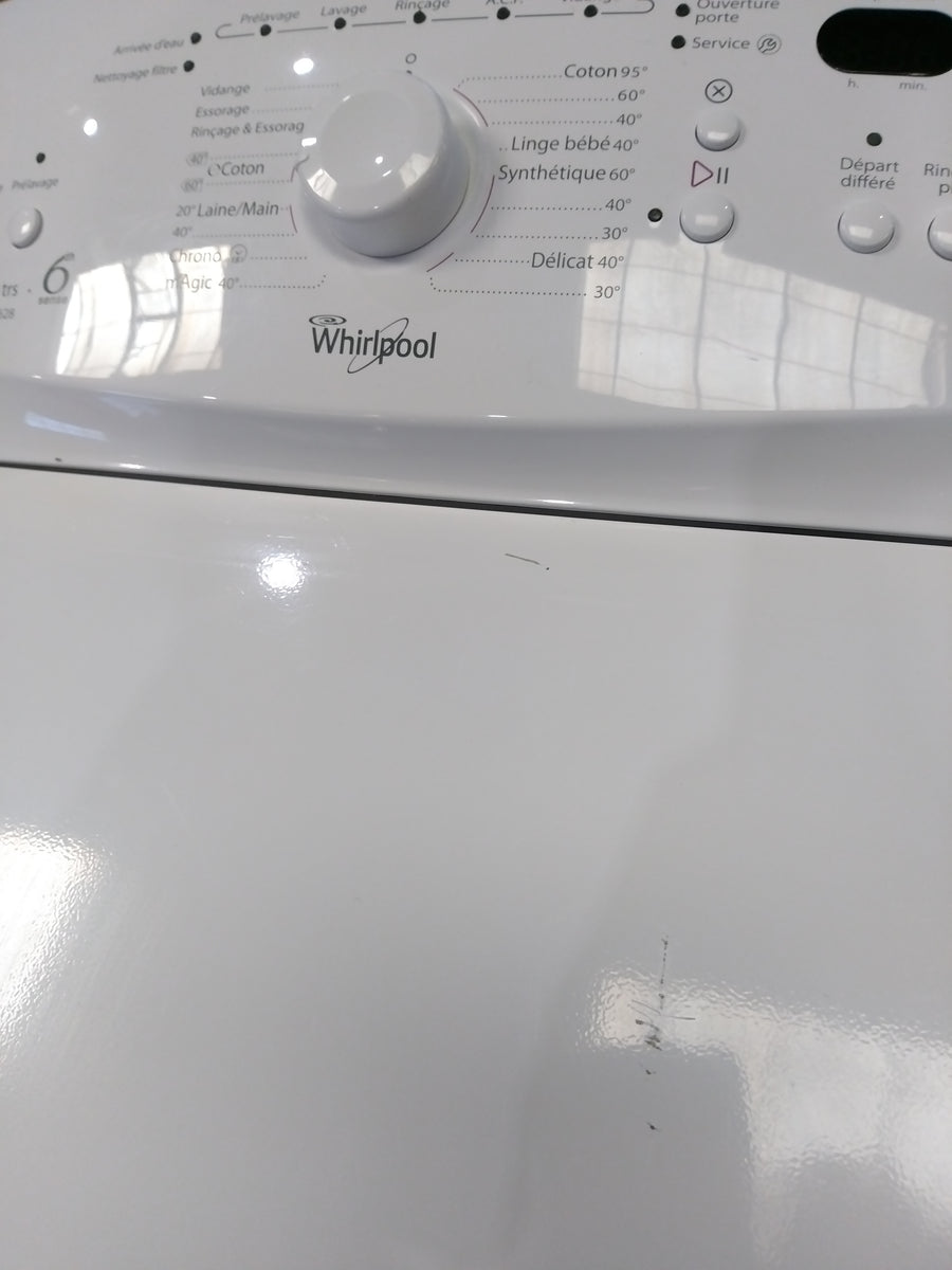 Lave-linge Top 6 kg Reconditionné WHIRLPOOL AWE 6628