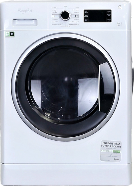 Lave-linge Sechant 9 kg Reconditionné WHIRLPOOL WWDC9716