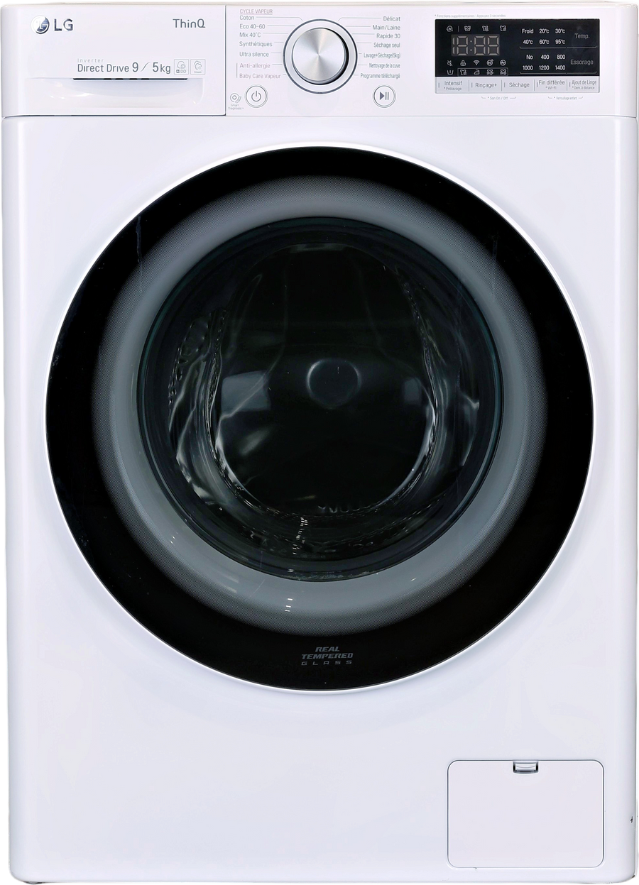 Lave-linge Sechant 9 kg Reconditionné LG F954N40WRS