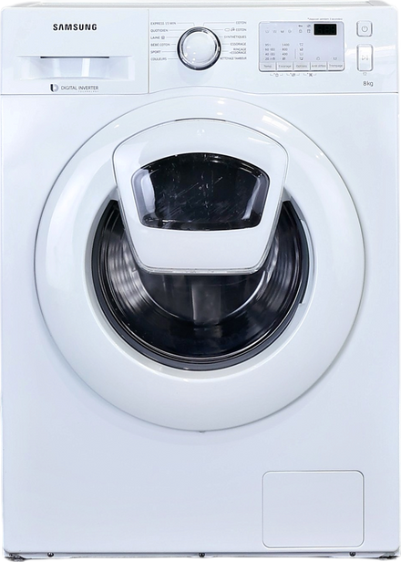 Lave-linge Hublot 8 kg Reconditionné SAMSUNG WW80K4437YW