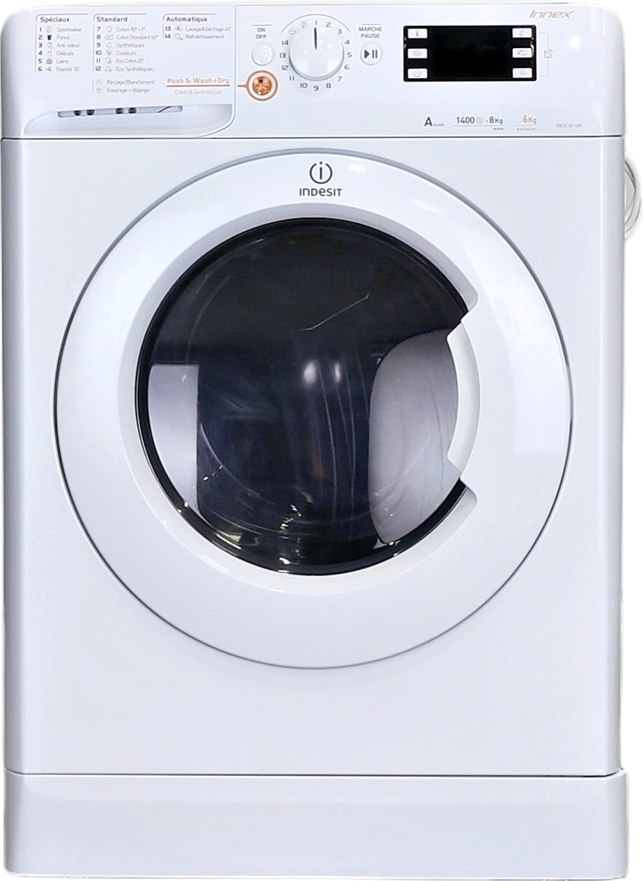 Lave-linge Sechant Reconditionné INDESIT XWDE 961480X W FR