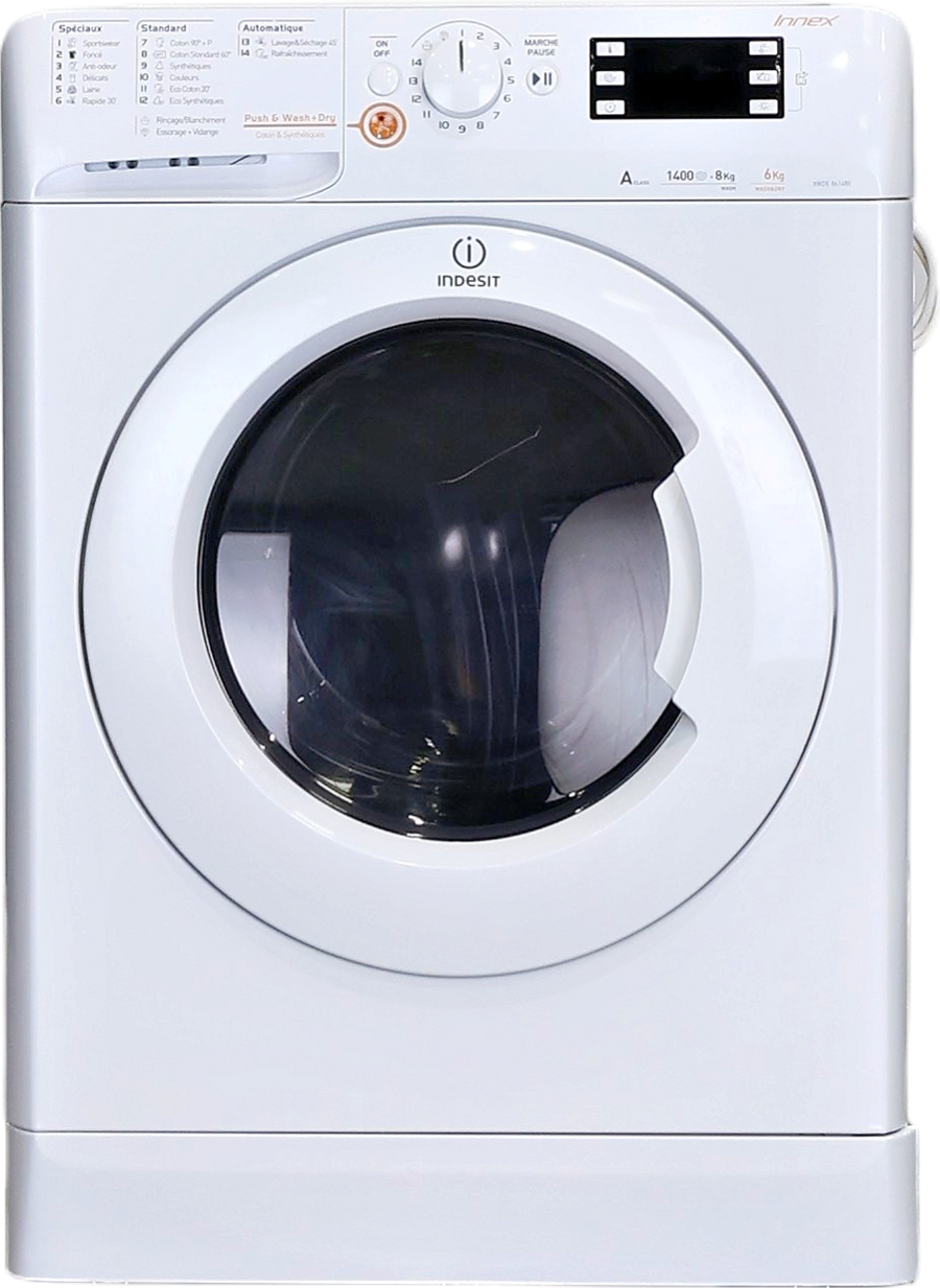Lave-linge Sechant Reconditionné INDESIT XWDE 961480X W FR