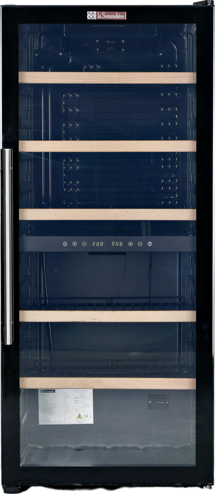 Cave à Vin Multi-température 102 bouteilles Reconditionné LA SOMMELIERE SLS102DZBLACK