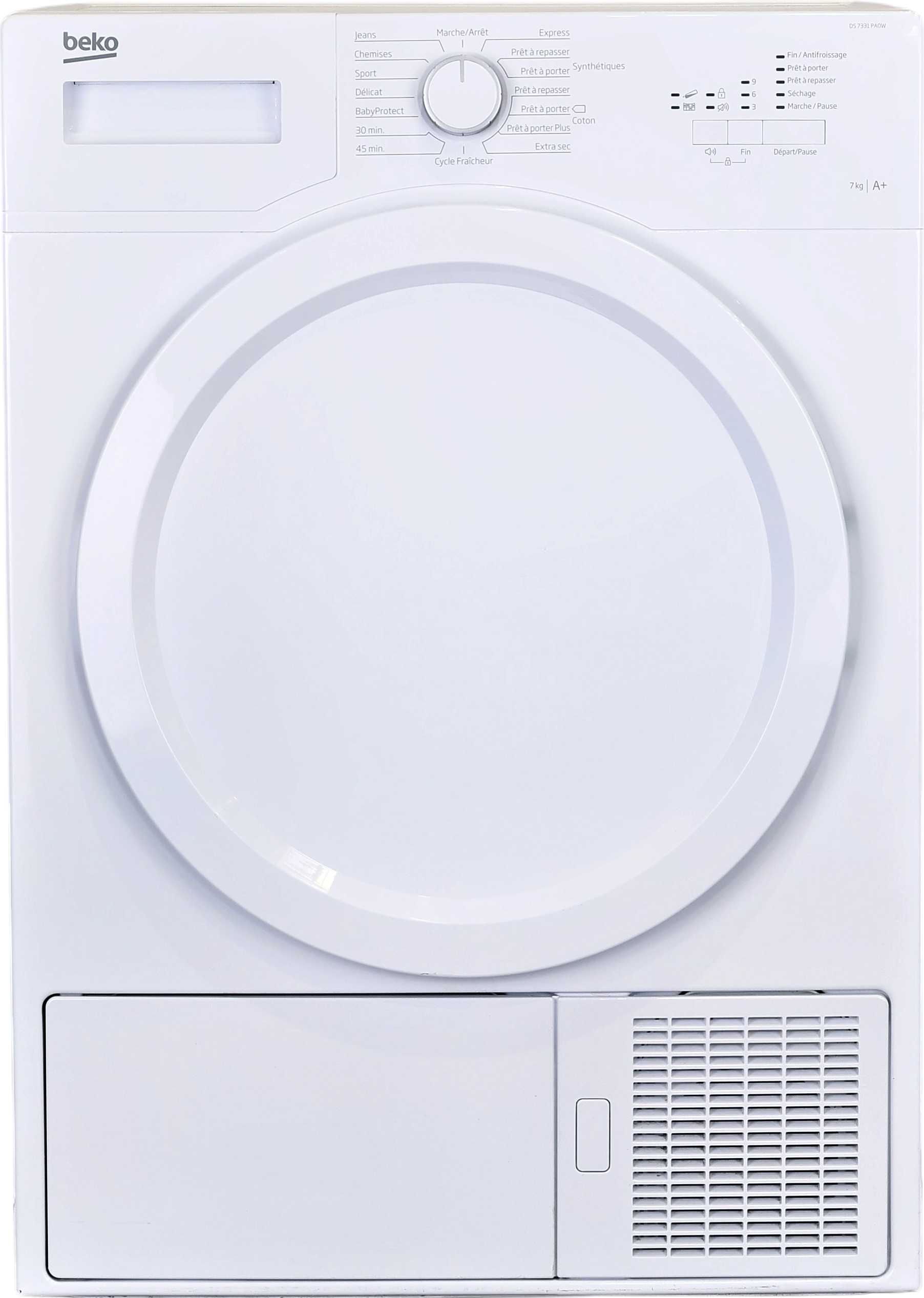 Seche-linge Pompe à Chaleur 7 kg Reconditionné BEKO DS7331PA0W