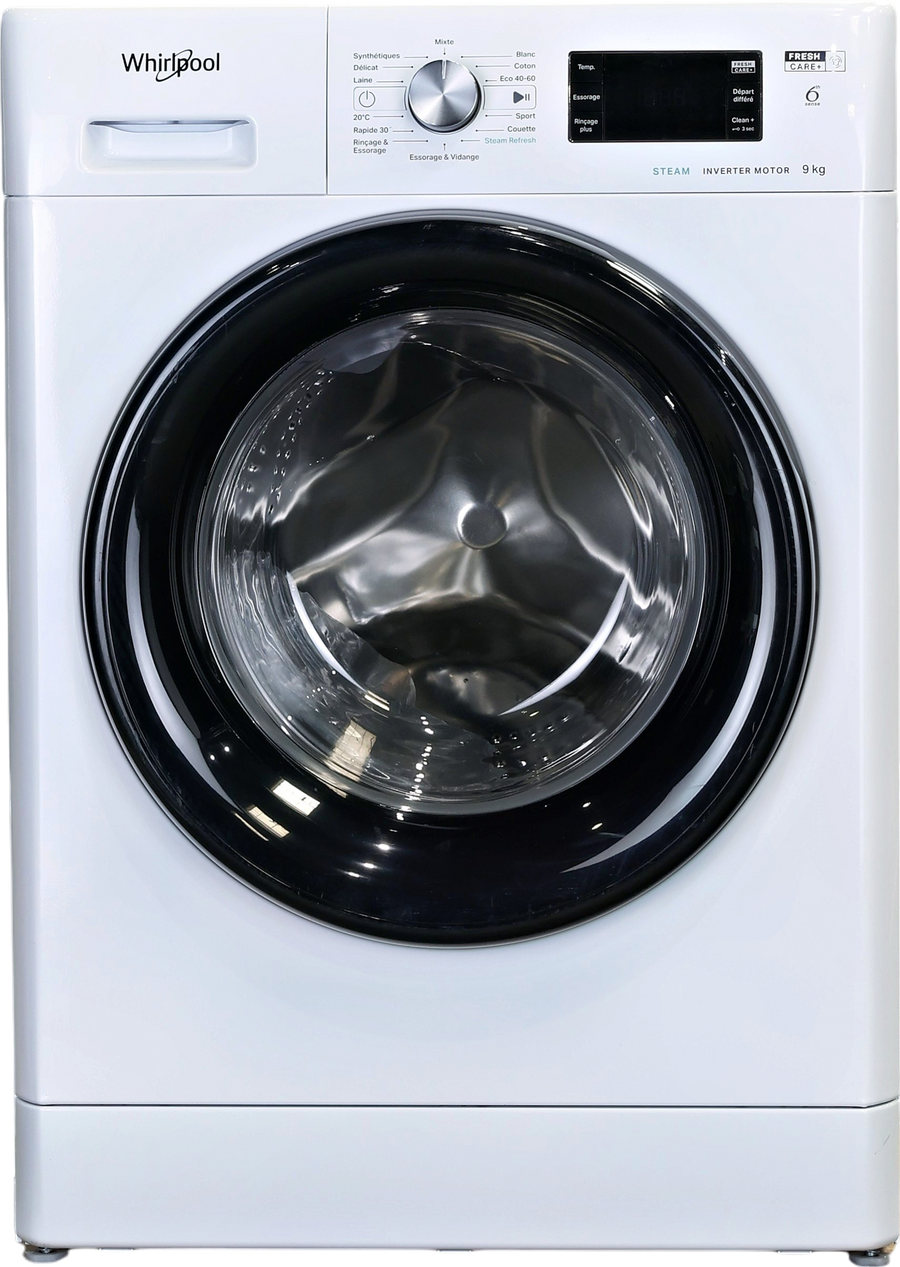 Lave-linge Hublot 9 kg Reconditionné WHIRLPOOL FFBP9489BVFR