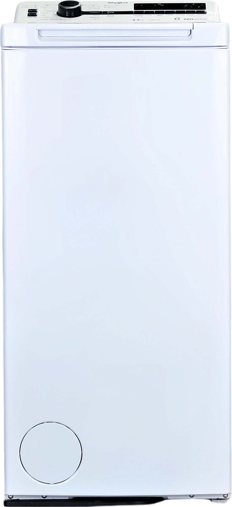 Lave-linge Top 6.5 kg Reconditionné WHIRLPOOL TDLRB65342BSFR