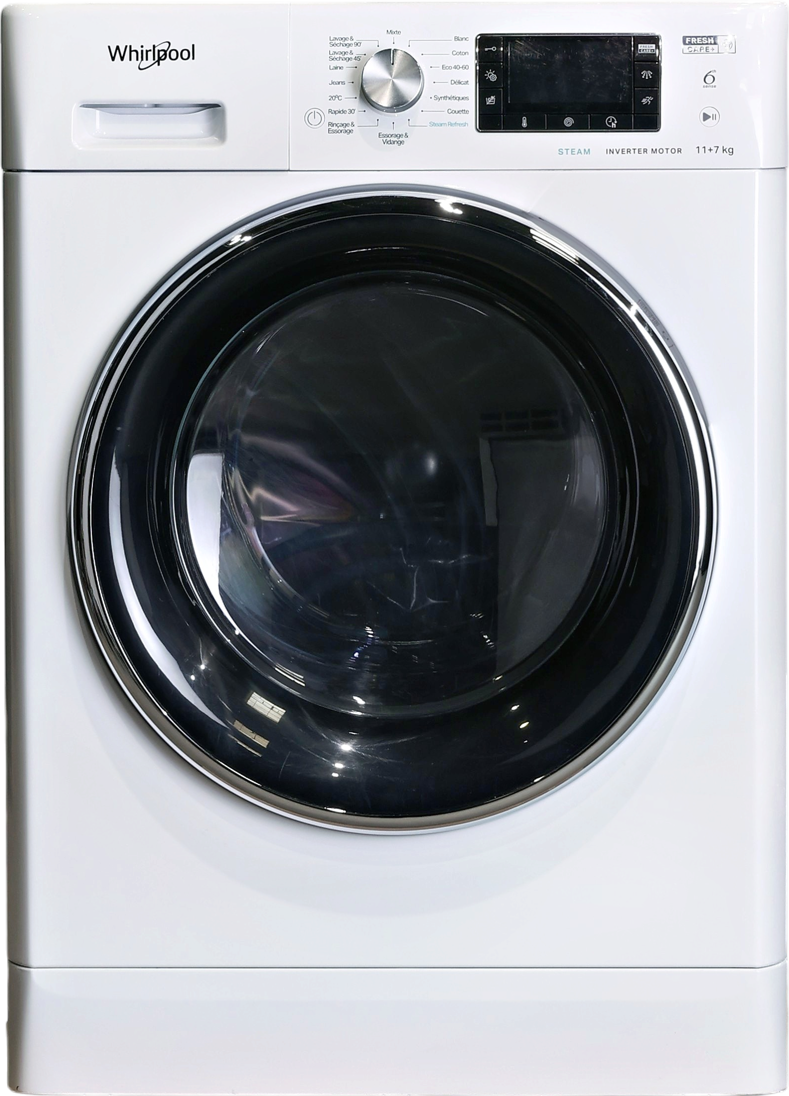 Lave-linge Sechant 10 kg Reconditionné WHIRLPOOL FFWDD1074269BCVFR