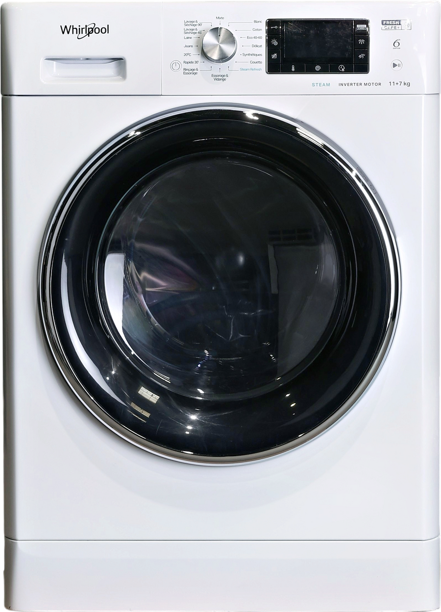 Lave-linge Sechant 10 kg Reconditionné WHIRLPOOL FFWDD1074269BCVFR